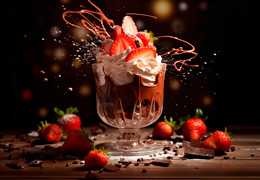 Crema di fragole e cioccolato